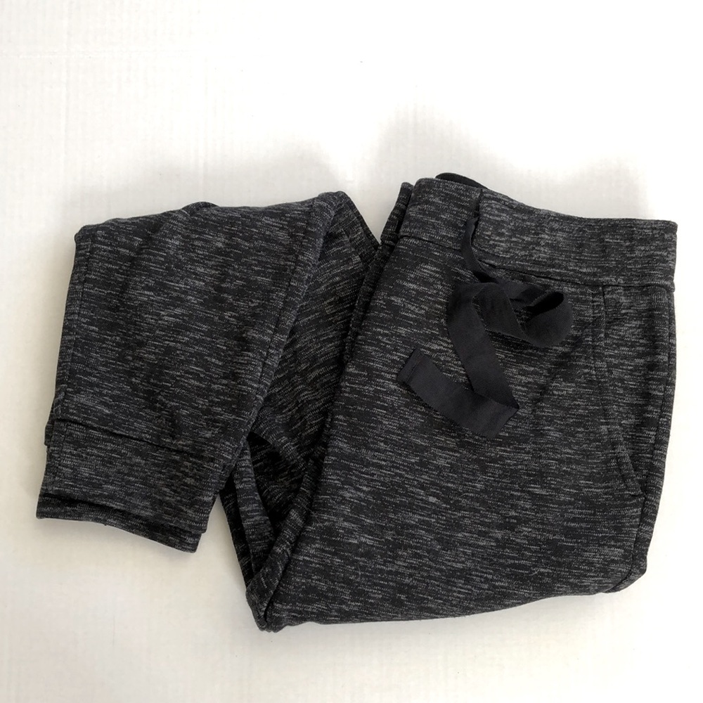 NWOT Loft black & white joggers